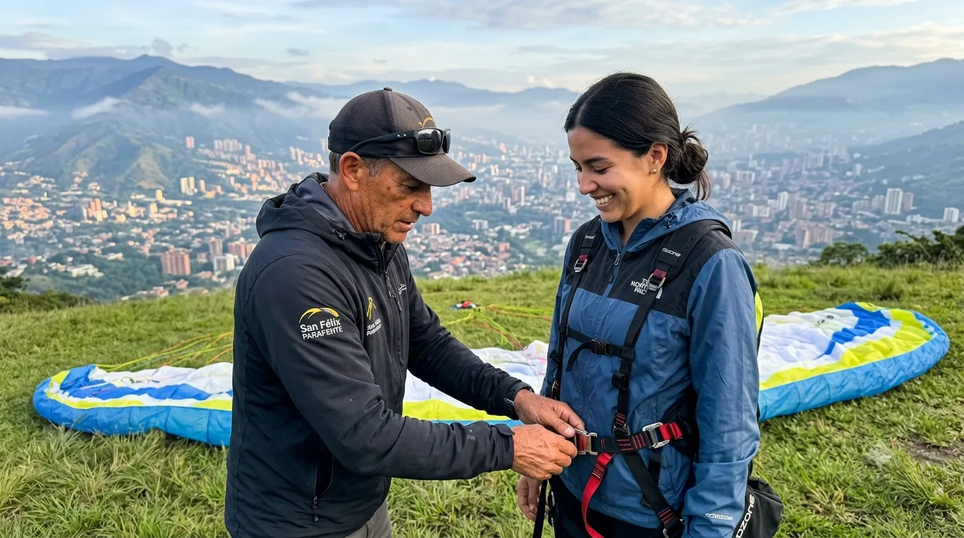 Foto 4 del vuelo en parapente en San Félix