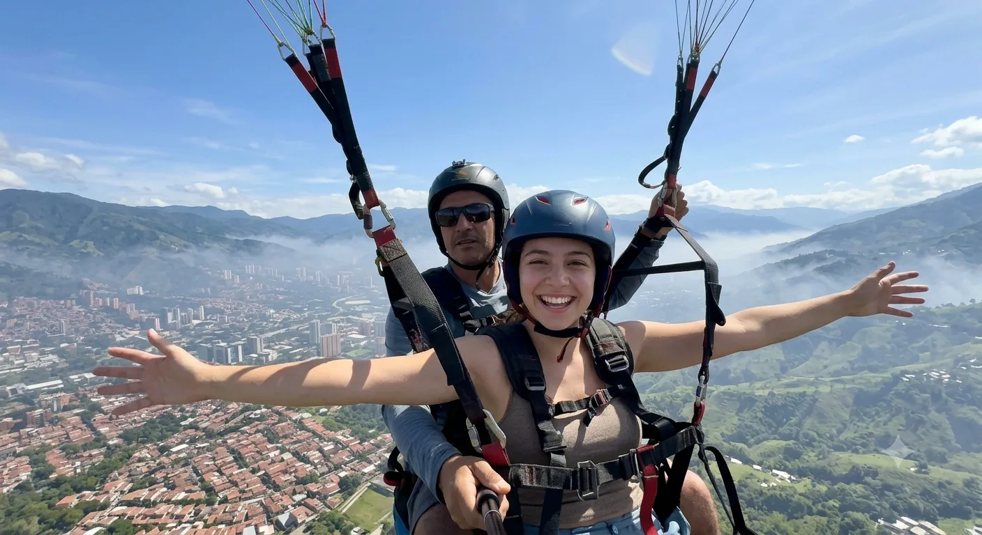 Foto 3 del vuelo en parapente en San Félix